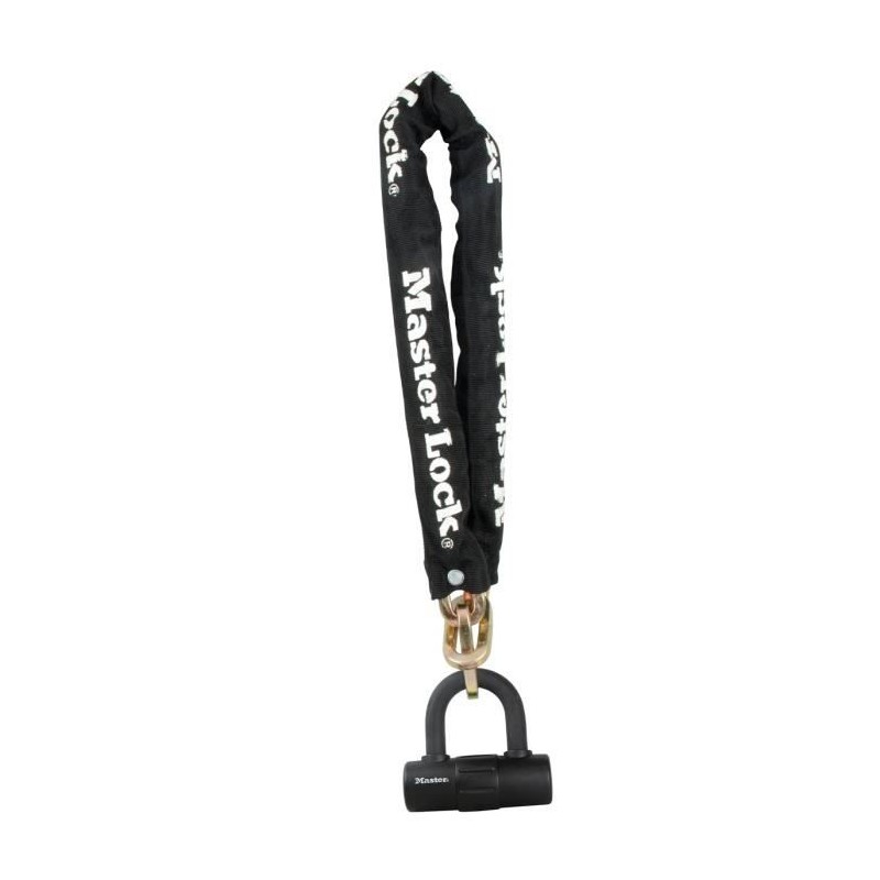 Master Lock Chaîne avec serrure Mini U Acier 90 cm x 10 mm 8234EURDPR Master Lock Chaîne avec serrure Mini U Acier 90 cm x 10 mm 8234EURDPR