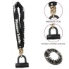 Master Lock Chaîne avec serrure Mini U Acier 90 cm x 10 mm 8234EURDPR