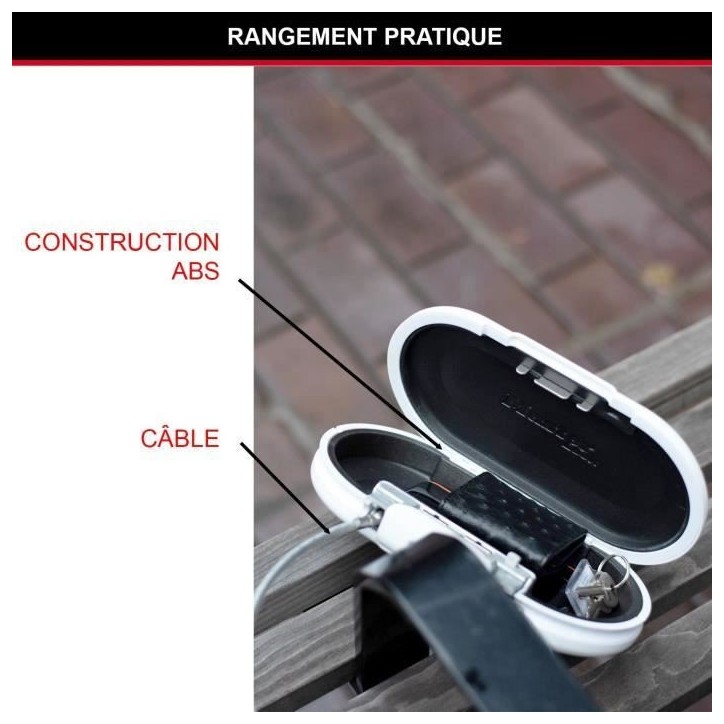 Mini Coffre-fort Portable - MASTER LOCK - 5900EURDWHT - Avec Câble - Combinaison - Blanc Mini Coffre-fort Portable - MASTER LOCK - 5900EURDWHT - Avec Câble - Combinaison - Blanc