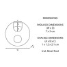 Cadenas Disque Excell en acier inoxydable 70mm - Master Lock M40EURDNU