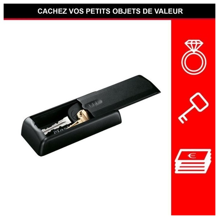 Boîte a Clés Magnétique - MASTER LOCK - 207EURD - Idéale pour cacher vos clés de voiture