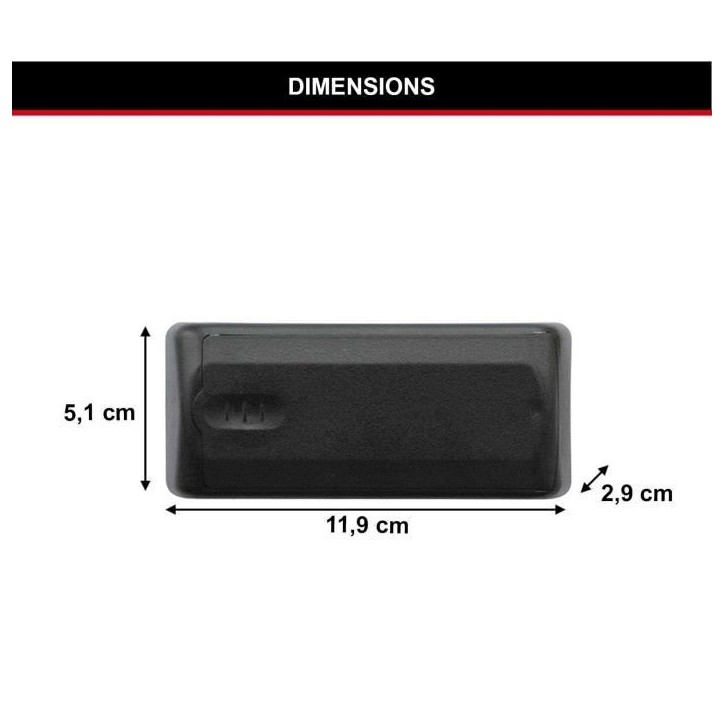 Boîte a Clés Magnétique - MASTER LOCK - 207EURD - Idéale pour cacher vos clés de voiture