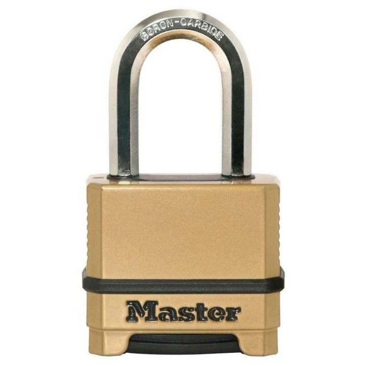 Cadenas Haute Sécurité - MASTER LOCK - M175EURDLF - Combinaison - Zinc - Anse L - Extérieur Cadenas Haute Sécurité - MASTER LOCK - M175EURDLF - Combinaison - Zinc - Anse L - Extérieur