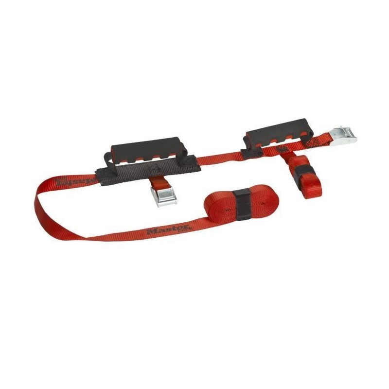 MASTER LOCK Set de 2 sangles pour déménagement - Résistance 80kg MASTER LOCK Set de 2 sangles pour déménagement - Résistance 80kg