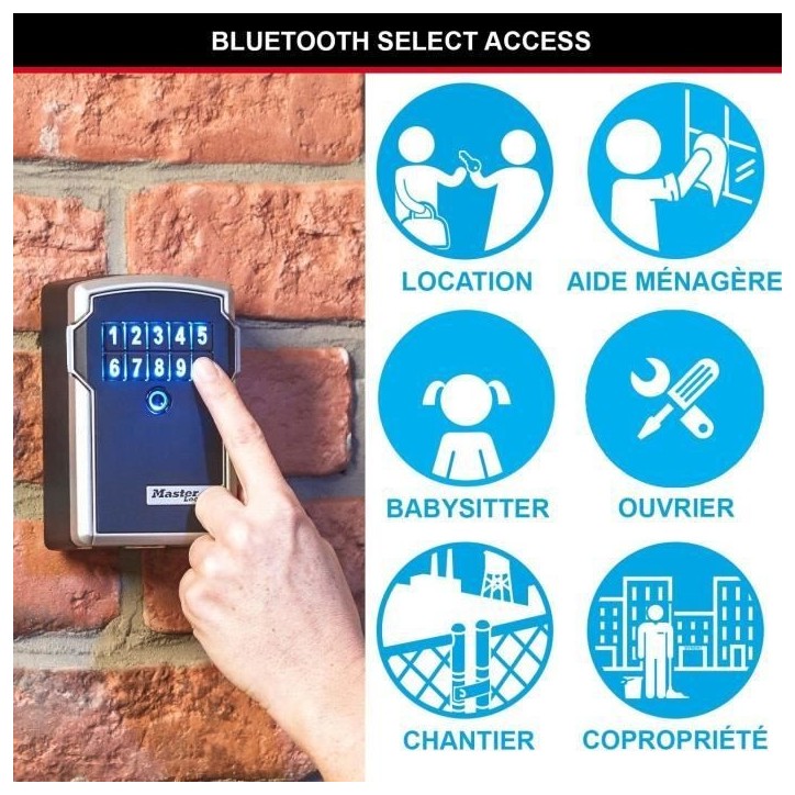 Armoire de sécurité Masterlock Boîte a clés 5441EURD - Format L Armoire de sécurité Masterlock Boîte a clés 5441EURD - Format L