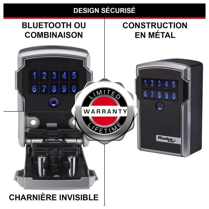 Armoire de sécurité Masterlock Boîte a clés 5441EURD - Format L Armoire de sécurité Masterlock Boîte a clés 5441EURD - Format L