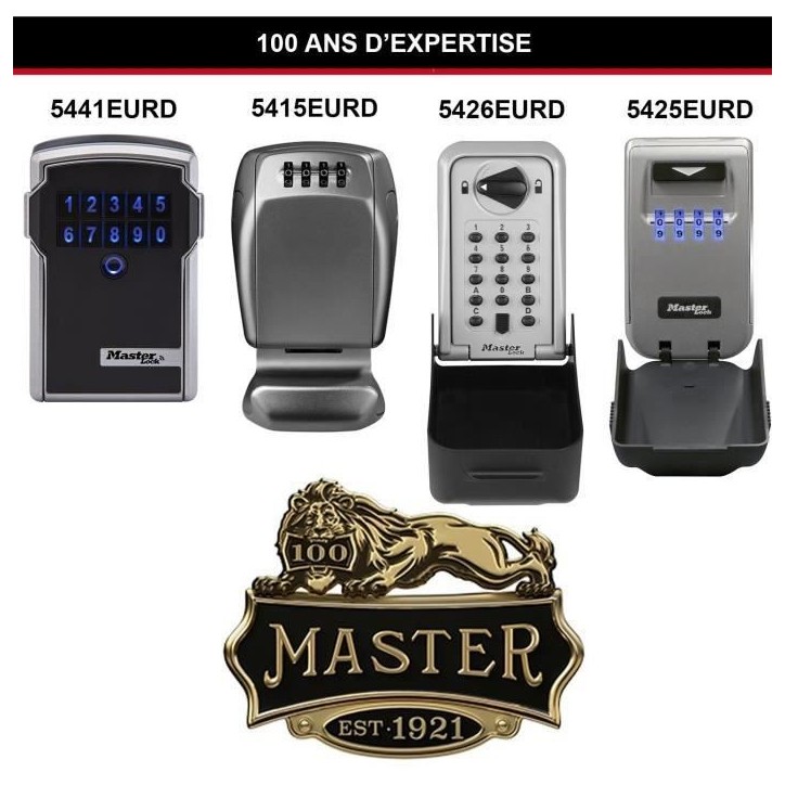 Boite a clés sécurisée certifiée - Format XL - MASTER LOCK Boite a clés sécurisée certifiée - Format XL - MASTER LOCK