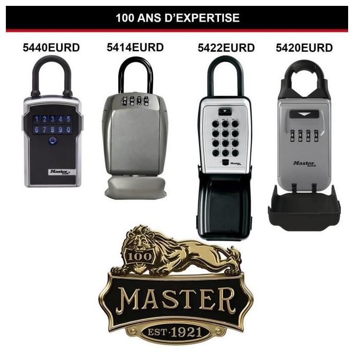 Armoire de sécurité Masterlock Boîte a clés 5420EURD Format M Armoire de sécurité Masterlock Boîte a clés 5420EURD Format M