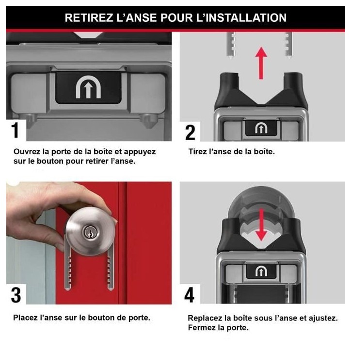 Armoire de sécurité Masterlock Boîte a clés 5420EURD Format M Armoire de sécurité Masterlock Boîte a clés 5420EURD Format M