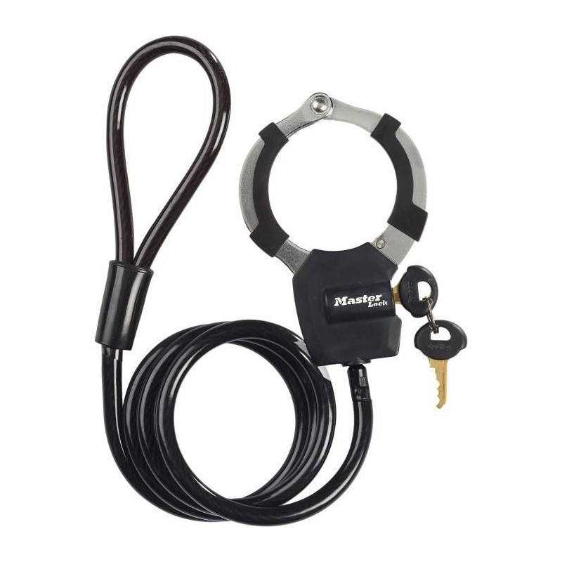 Antivol Masterlock Antivol Menottes Trottinettes Street Cuff - Noir Antivol Masterlock Antivol Menottes Trottinettes Street Cuff - Noir