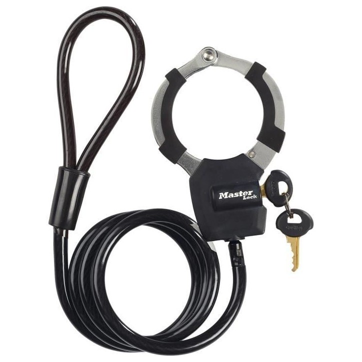 Antivol Masterlock Antivol Menottes Trottinettes Street Cuff - Noir