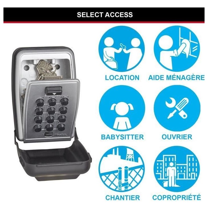 Armoire de sécurité Masterlock Boîte a clés 5423EURD Format L
