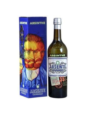 Absente - Absinthe - 55.0% Vol. - 70 cl - Cuillere et étui Van Gogh