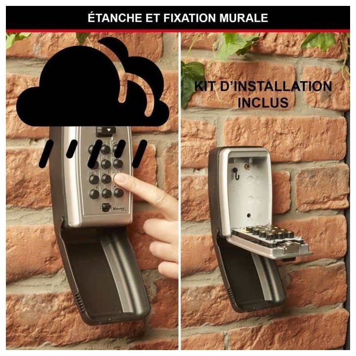 Armoire de sécurité Masterlock Boîte a clés 5423EURD Format L