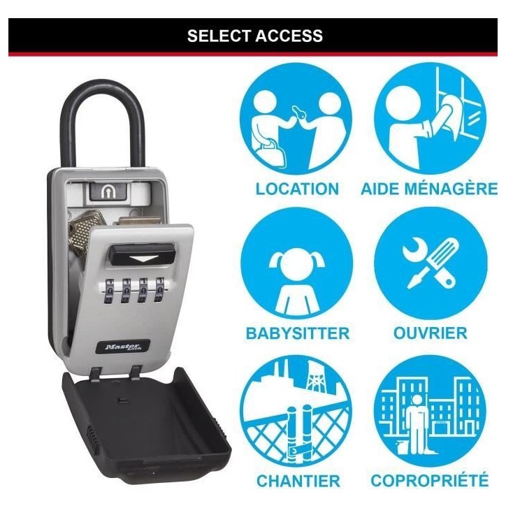 Armoire de sécurité Masterlock Boîte a clés 5424EURD Format M Armoire de sécurité Masterlock Boîte a clés 5424EURD Format M