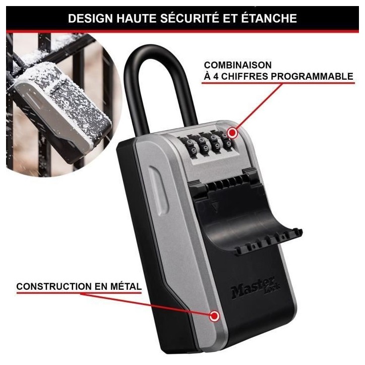 Armoire de sécurité Masterlock Boîte a clés 5480EURD Format L Armoire de sécurité Masterlock Boîte a clés 5480EURD Format L