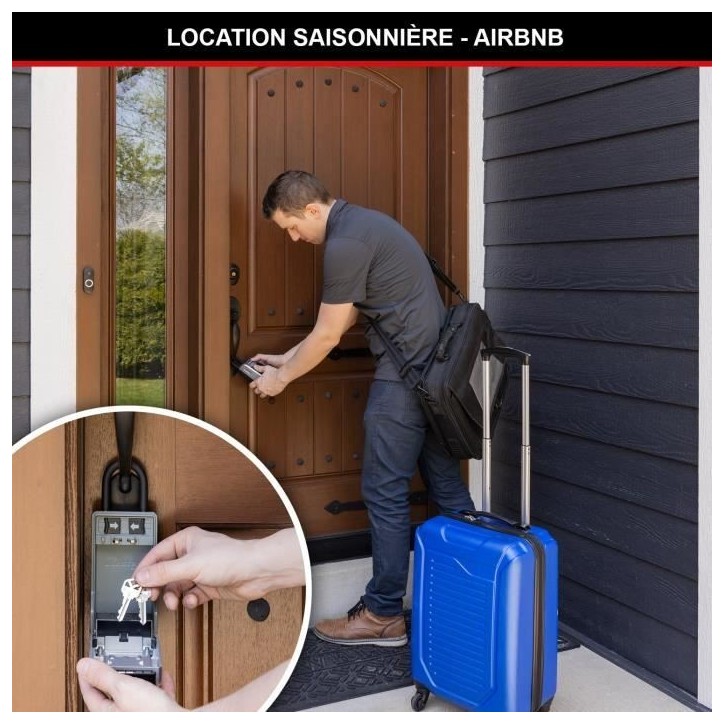 Armoire de sécurité Masterlock Boîte a clés 5480EURD Format L Armoire de sécurité Masterlock Boîte a clés 5480EURD Format L