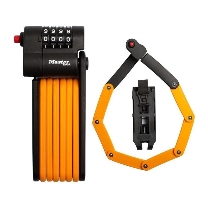 Antivol Vélo a Code - MASTER LOCK - 8336EURDPRO - Acier Trempé, Comb Antivol Vélo a Code - MASTER LOCK - 8336EURDPRO - Acier Trempé, Comb
