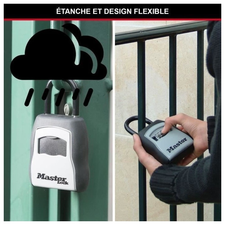 Boite a clés sécurisée - MASTER LOCK - 5400EURD - Format M - Avec anse - Select Access Partagez vos clés en toute sécurité Boite a clés sécurisée - MASTER LOCK - 5400EURD - Format M - Avec anse - Select Access Partagez vos clés en toute sécurité