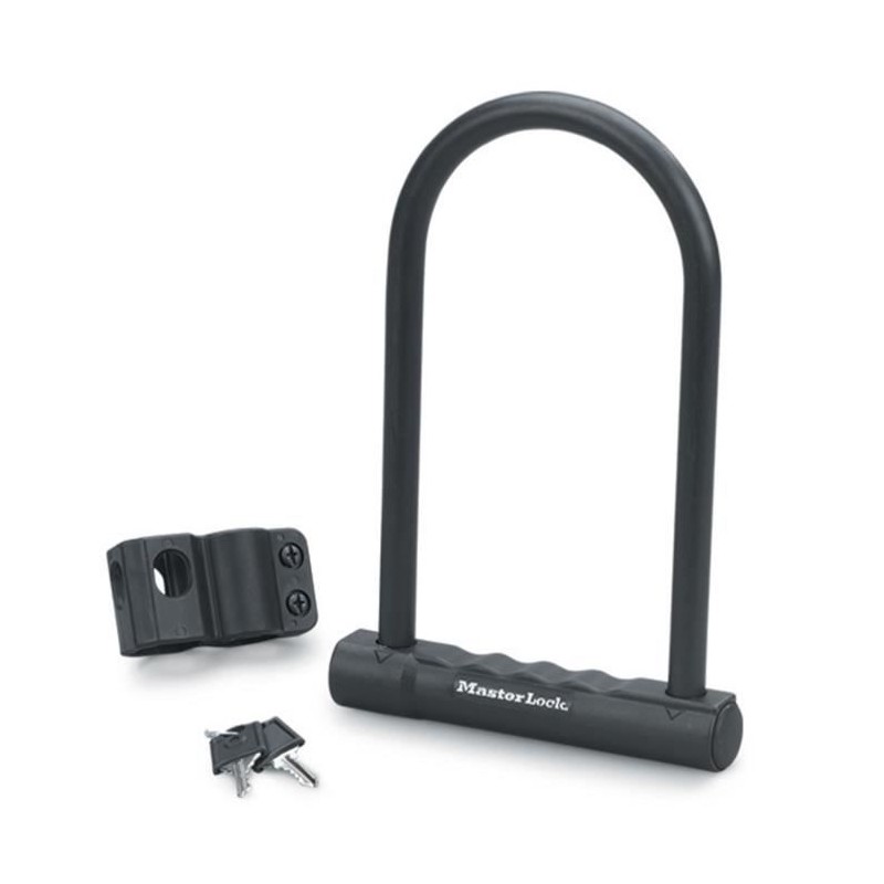 Antivol U Masterlock - H.180mm Ø12mm - Noir Antivol U Masterlock - H.180mm Ø12mm - Noir