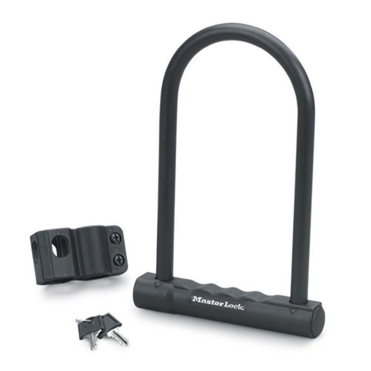 Antivol U Masterlock - H.180mm Ø12mm - Noir Antivol U Masterlock - H.180mm Ø12mm - Noir
