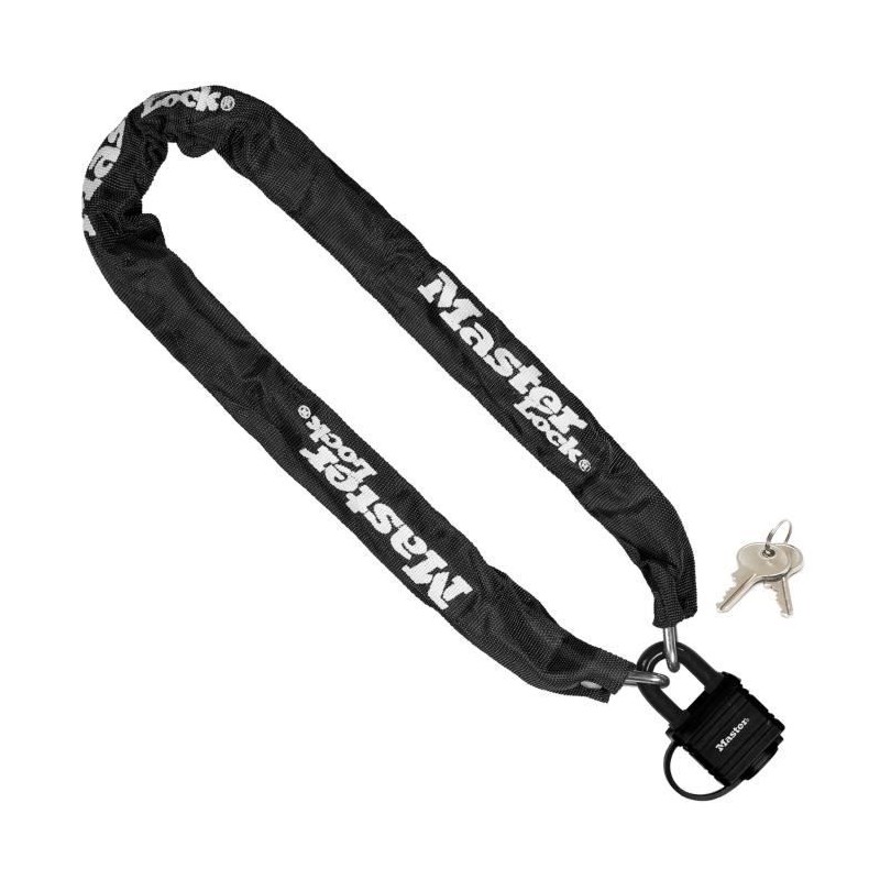 Chaîne antivol MASTER LOCK - 8390EURDPRO - 90cm x Ø 6mm - Cadenas 40 Chaîne antivol MASTER LOCK - 8390EURDPRO - 90cm x Ø 6mm - Cadenas 40