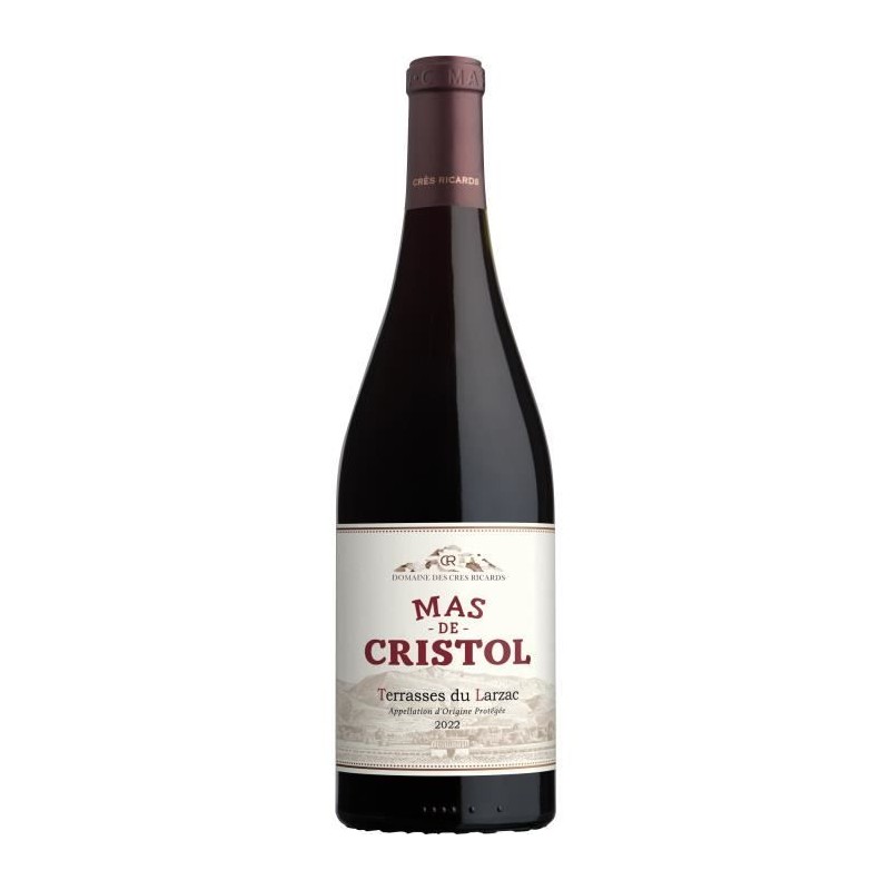 Domaine des Cres Ricards Mas de Cristol 2022 Terrasses du Larzac - Vin Domaine des Cres Ricards Mas de Cristol 2022 Terrasses du Larzac - Vin