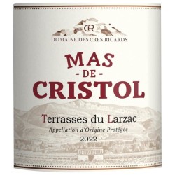 Domaine des Cres Ricards Mas de Cristol 2022 Terrasses du Larzac - Vin