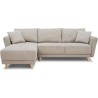 Canapé d'angle convertible réversible 3-4 places CLAUDIUS - Tissu Be