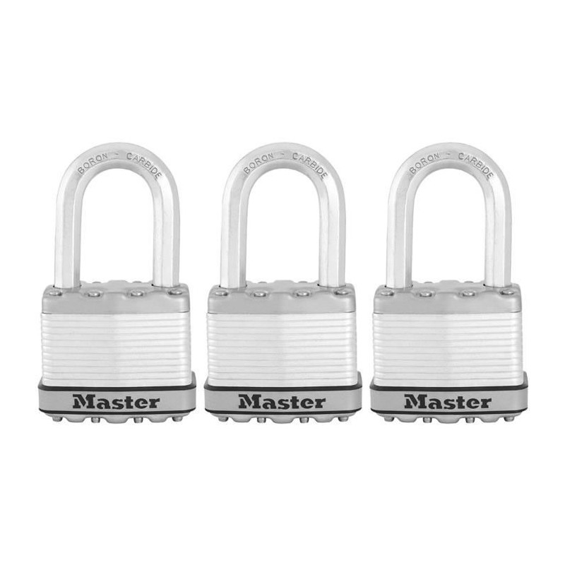 Cadenas Haute Sécurité - MASTER LOCK - M115EURTRILF - A Clé - Acier