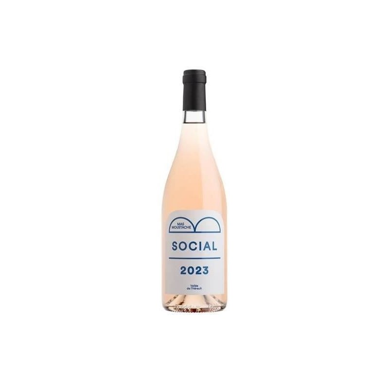 Domaine Mas Moustache 2023 Social Hérault - Vin rosé de Languedoc