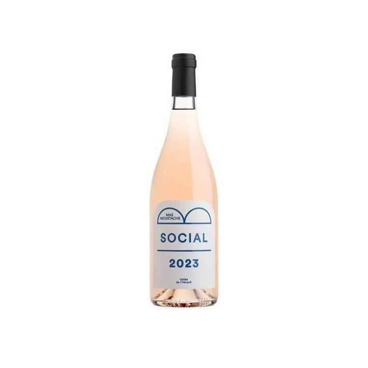 Domaine Mas Moustache 2023 Social Hérault - Vin rosé de Languedoc