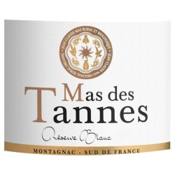 Mas des Tannes Réserve Blanc 2022 Pays d'Oc - Vin de blanc Languedoc