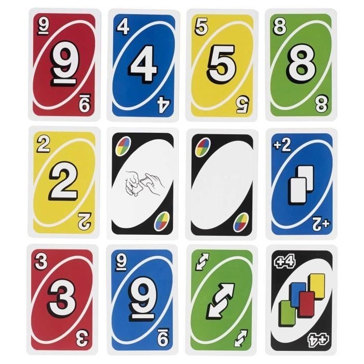 Mattel Games - Uno Deluxe - Jeu de Cartes Famille - 7 ans et + K0888