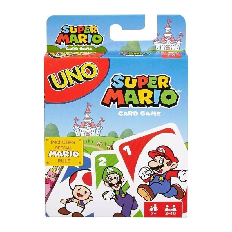 Mattel Games - Uno Super Mario Bros - Jeu de Cartes - Des 7 ans DRD00 Mattel Games - Uno Super Mario Bros - Jeu de Cartes - Des 7 ans DRD00