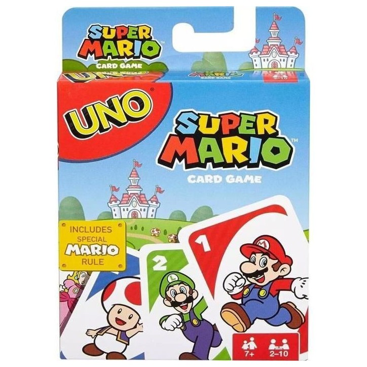 Mattel Games - Uno Super Mario Bros - Jeu de Cartes - Des 7 ans DRD00 Mattel Games - Uno Super Mario Bros - Jeu de Cartes - Des 7 ans DRD00