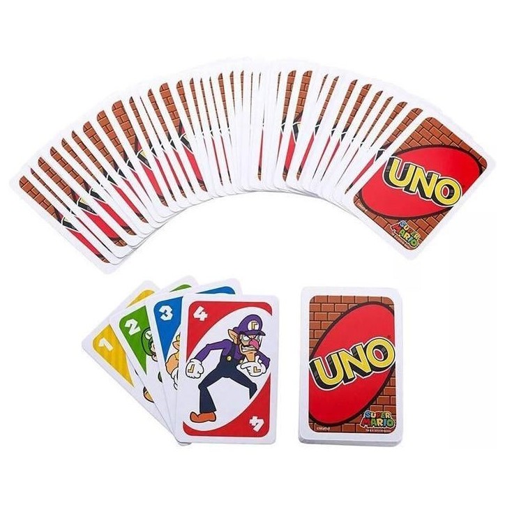 Mattel Games - Uno Super Mario Bros - Jeu de Cartes - Des 7 ans DRD00 Mattel Games - Uno Super Mario Bros - Jeu de Cartes - Des 7 ans DRD00