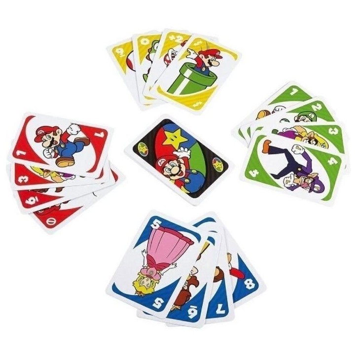 Mattel Games - Uno Super Mario Bros - Jeu de Cartes - Des 7 ans DRD00 Mattel Games - Uno Super Mario Bros - Jeu de Cartes - Des 7 ans DRD00