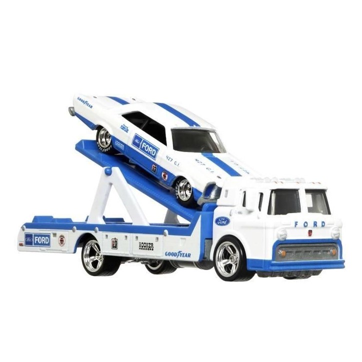 Hot Wheels - Véhicule et Transporteur (modele aléatoire) - Camion / Petite voiture - Des 3 ans FLF56 Hot Wheels - Véhicule et Transporteur (modele aléatoire) - Camion / Petite voiture - Des 3 ans FLF56