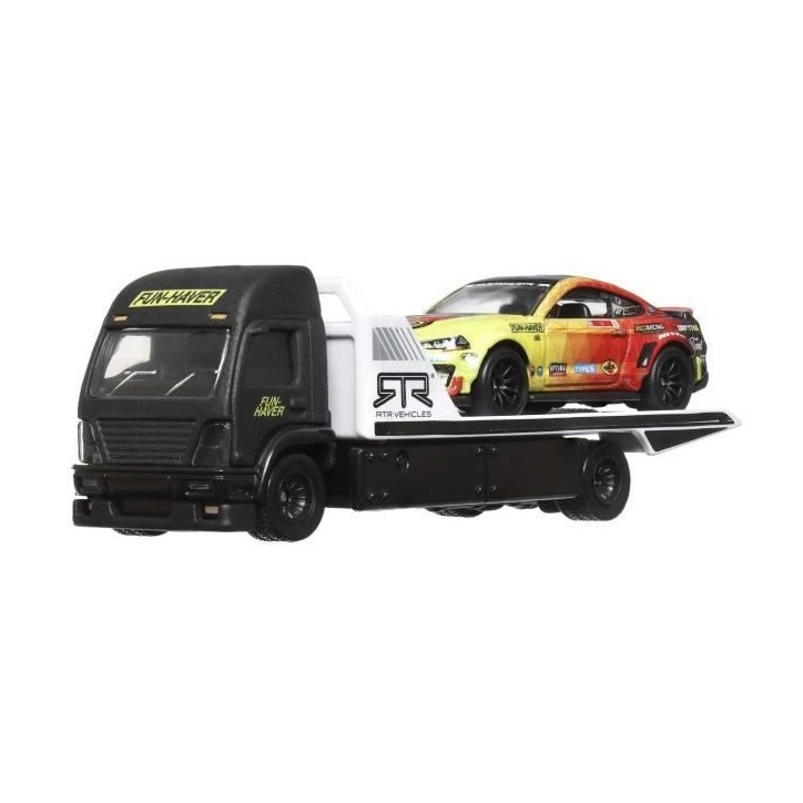 Hot Wheels - Véhicule et Transporteur (modele aléatoire) - Camion / Petite voiture - Des 3 ans FLF56 Hot Wheels - Véhicule et Transporteur (modele aléatoire) - Camion / Petite voiture - Des 3 ans FLF56