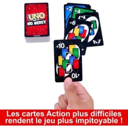 Mattel Games - UNO No Mercy - Jeu de cartes pour toute la famille