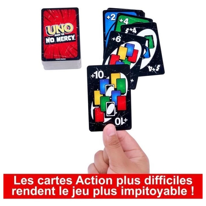 Mattel Games - UNO No Mercy - Jeu de cartes pour toute la famille Mattel Games - UNO No Mercy - Jeu de cartes pour toute la famille