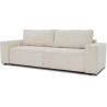 Canapé droit convertible 3 places JOSH - velours côtelé beige - Cof