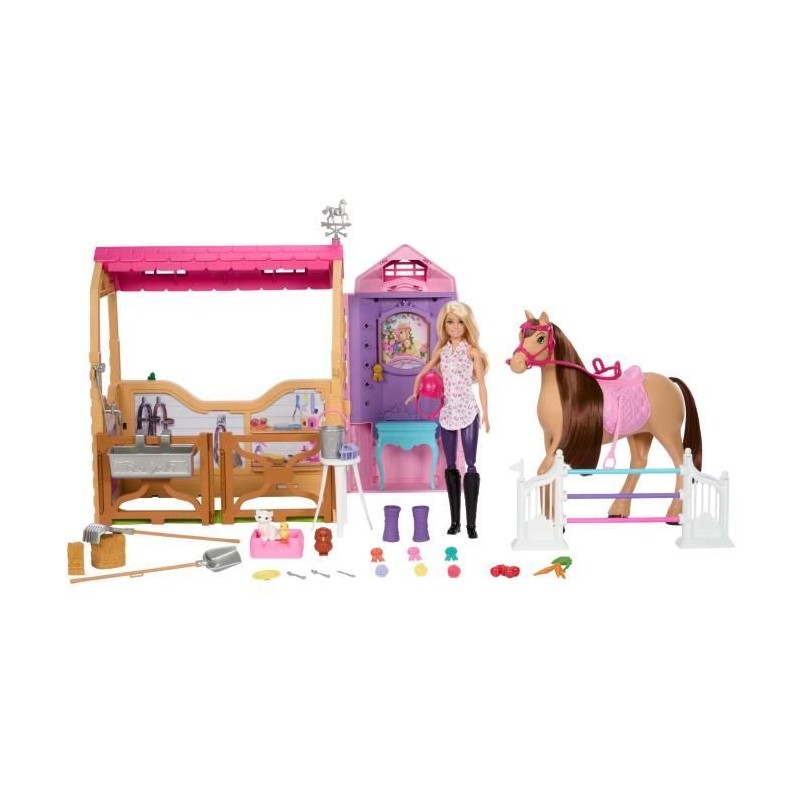 BARBIE Barbie Mysteries : The Great Horse Chase-Coffret écurie ultim BARBIE Barbie Mysteries : The Great Horse Chase-Coffret écurie ultim
