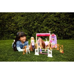 BARBIE Barbie Mysteries : The Great Horse Chase-Coffret écurie ultim