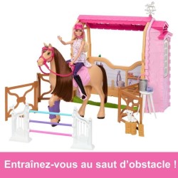 BARBIE Barbie Mysteries : The Great Horse Chase-Coffret écurie ultim