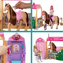 BARBIE Barbie Mysteries : The Great Horse Chase-Coffret écurie ultim
