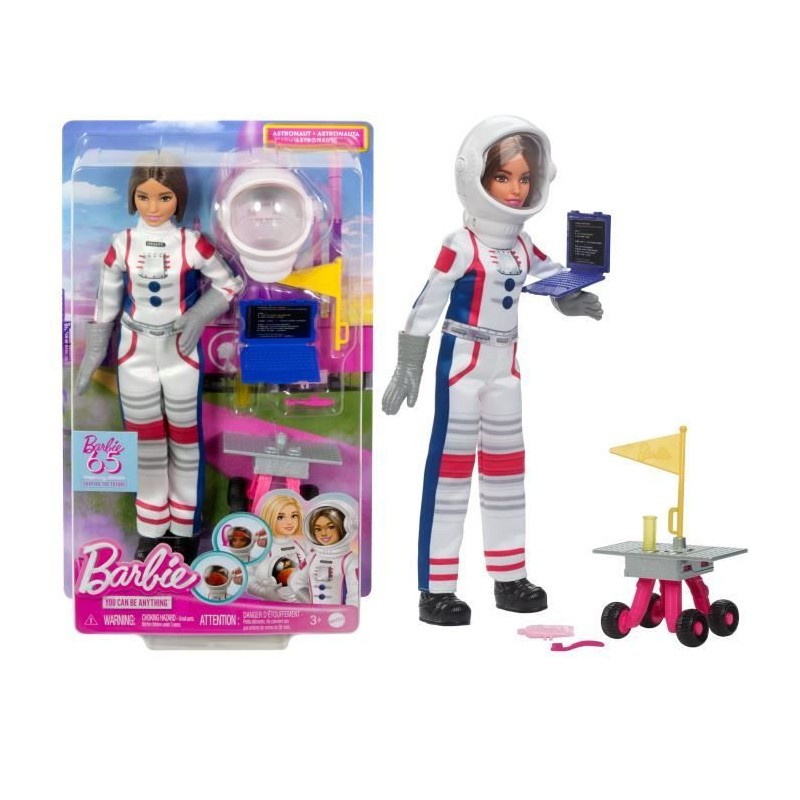 Coffret Barbie Astronaute - Mattel - 65eme Anniversaire - 10 Accessoir Coffret Barbie Astronaute - Mattel - 65eme Anniversaire - 10 Accessoir