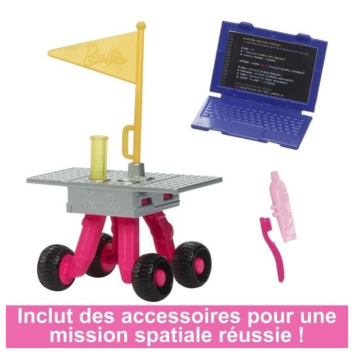 Coffret Barbie Astronaute - Mattel - 65eme Anniversaire - 10 Accessoires - Multicolore - 3 ans et plus