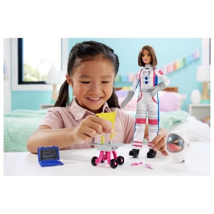 Coffret Barbie Astronaute - Mattel - 65eme Anniversaire - 10 Accessoires - Multicolore - 3 ans et plus